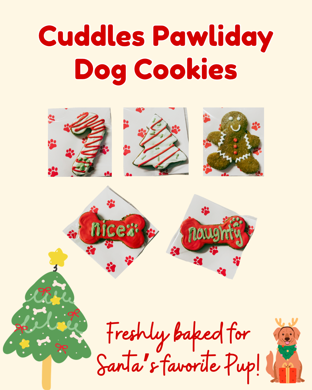 Pawliday Cookies