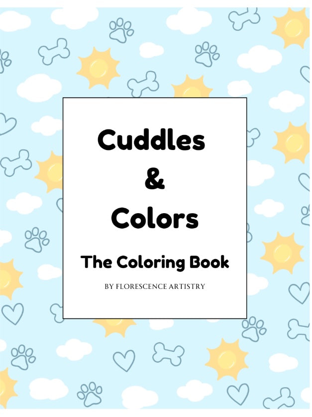 Cuddle Color Cuddles & Colors - LIMITED EDITION Coloring Book – Cuddles Dog Bakery