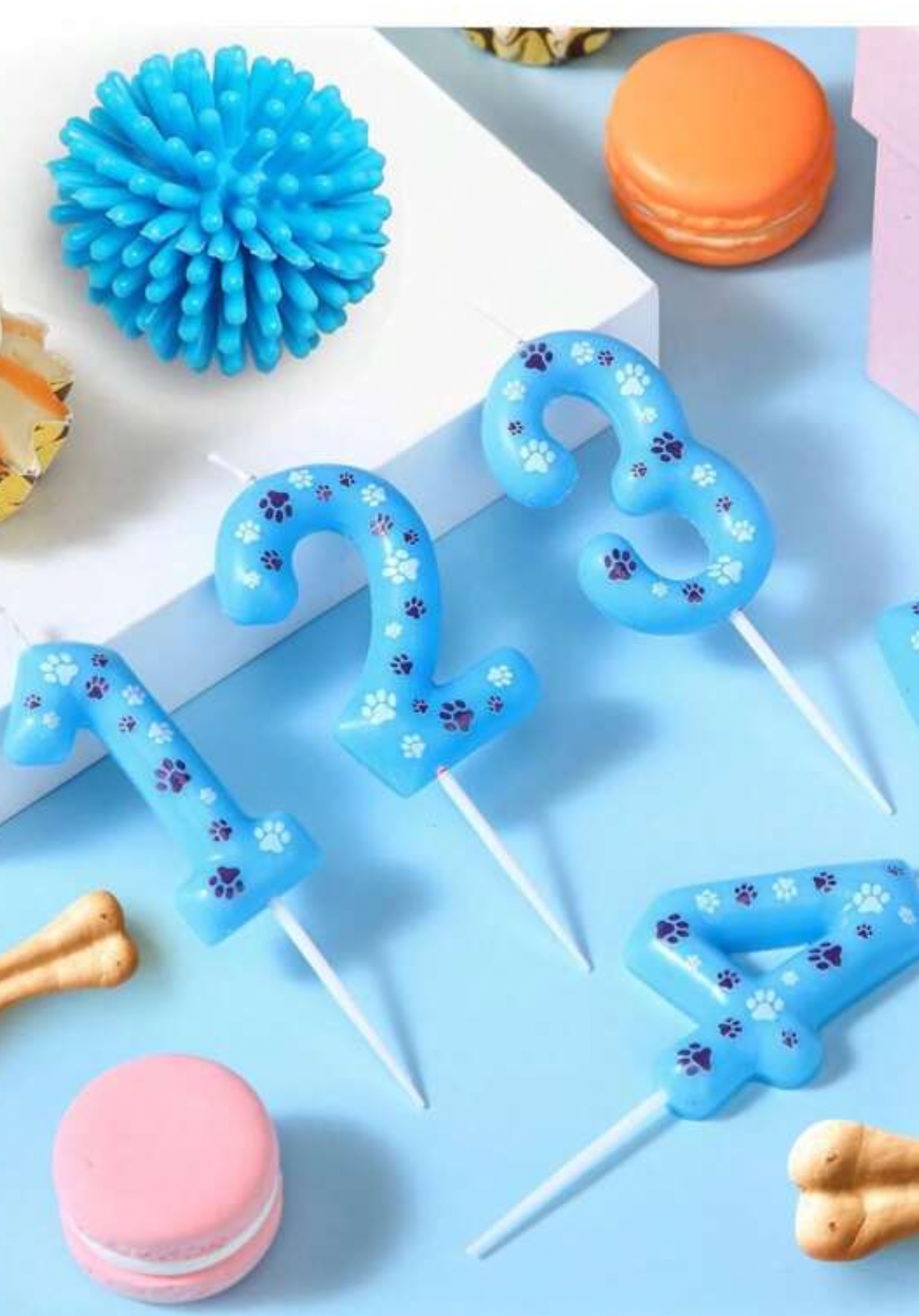 Paw Birthday Cake Candles