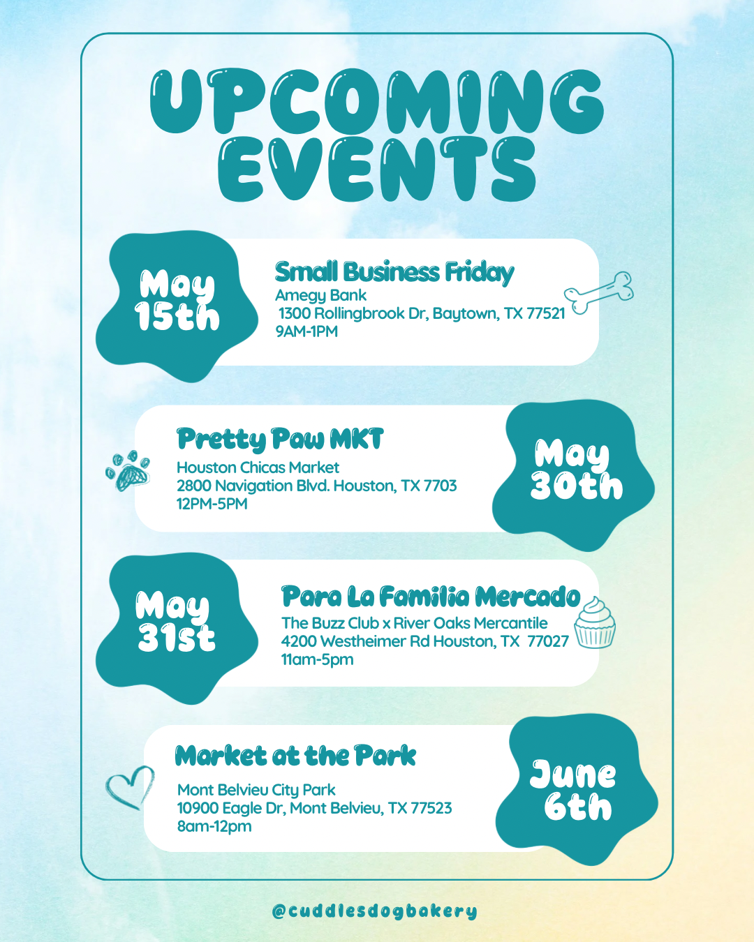 Event calendar
